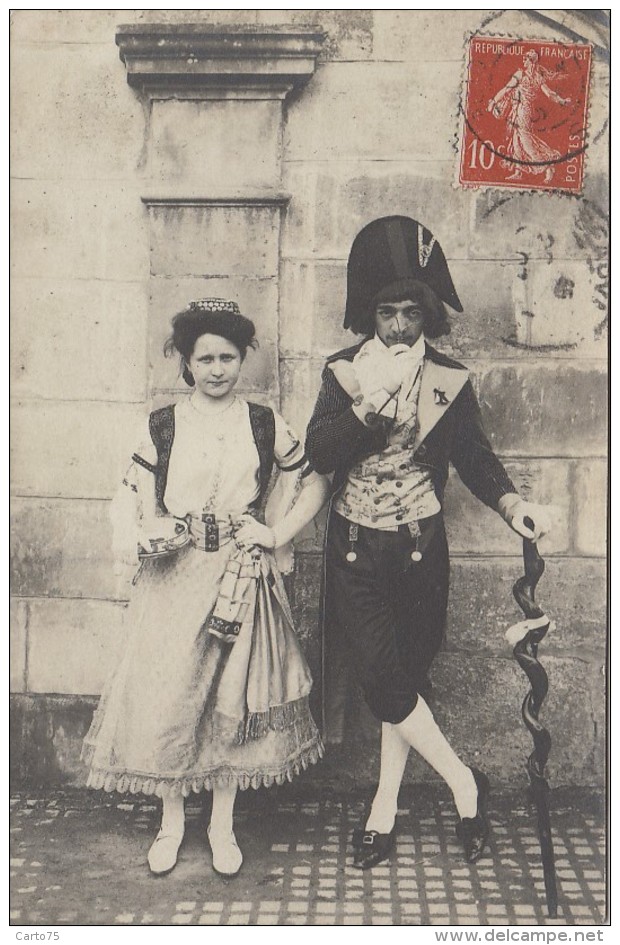 Fêtes - Carte-Photo - Carnaval Déguisement Gitane - Costume Incroyable - Beauvais 1907 Fête Jeanne Hachette - Carnival