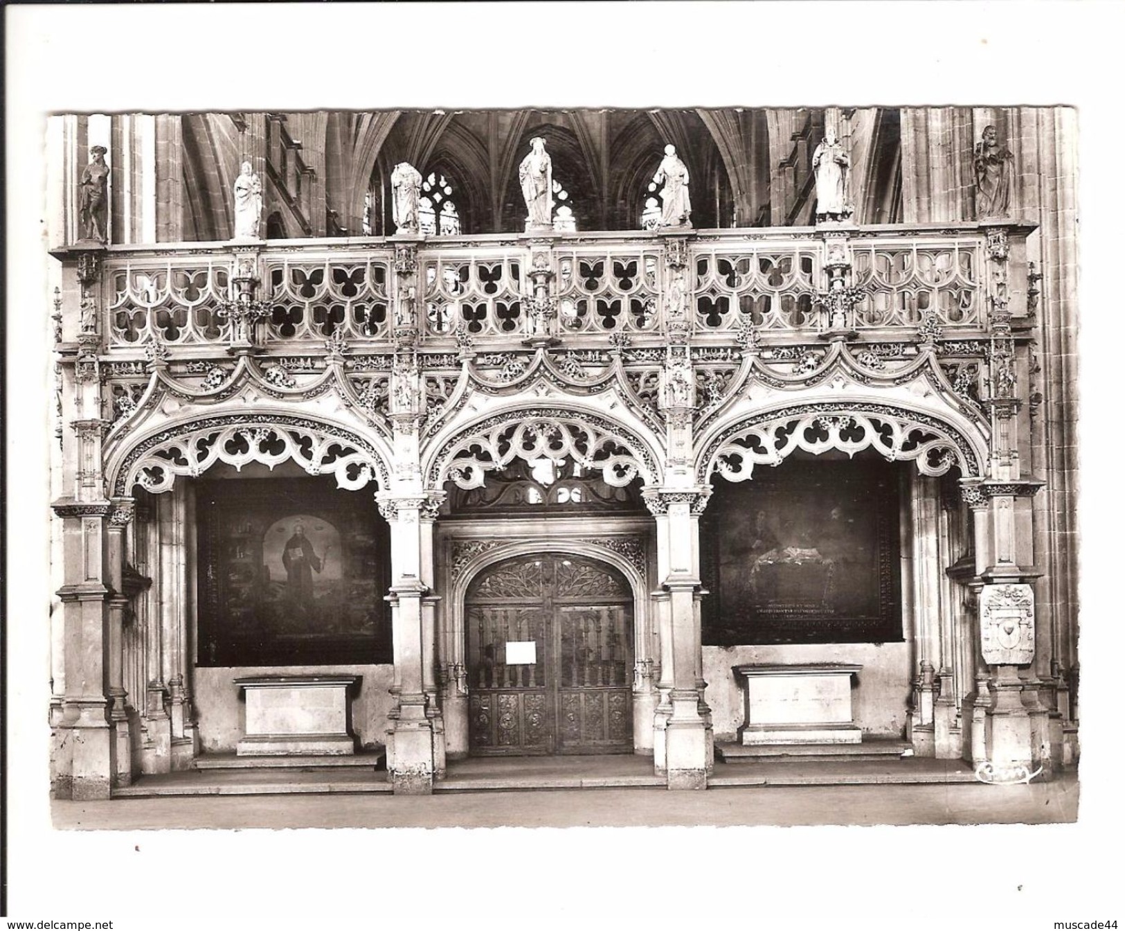 BOURG EN BRESSE - EGLISE DE BROU - INTERIEUR LE JUBE - Eglise De Brou