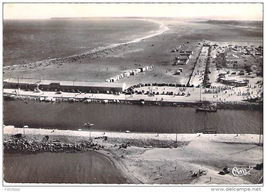 11 - PORT LA NOUVELLE : Vue Générale De La Plage - CPSM Dentelée Noir Et Blanc GF - Aude - Port La Nouvelle