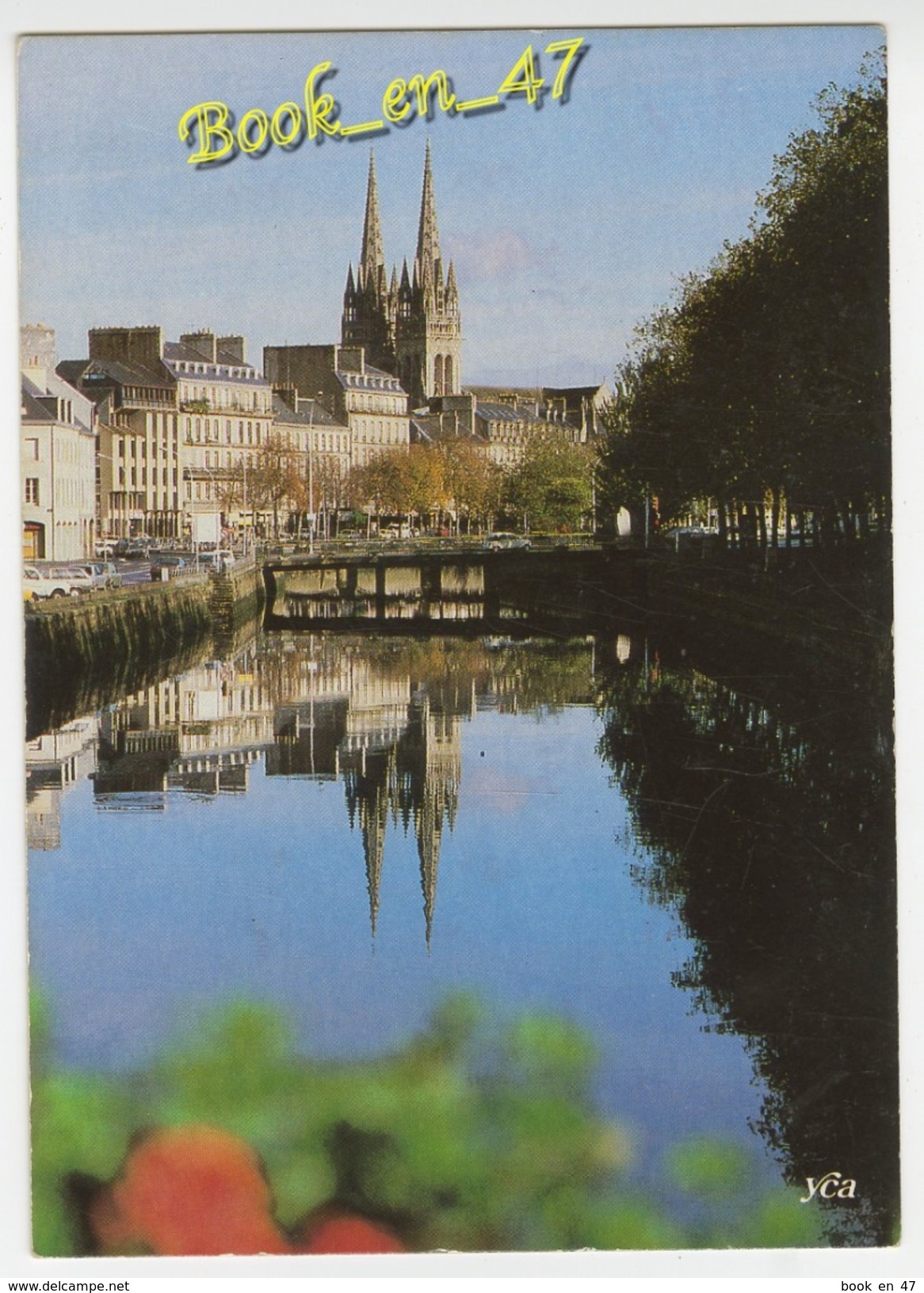 {63252} 29 Finistère Quimper , Le Pont Max Jacob , Les Flèches De La Cathédrale Saint Corentin - Quimper