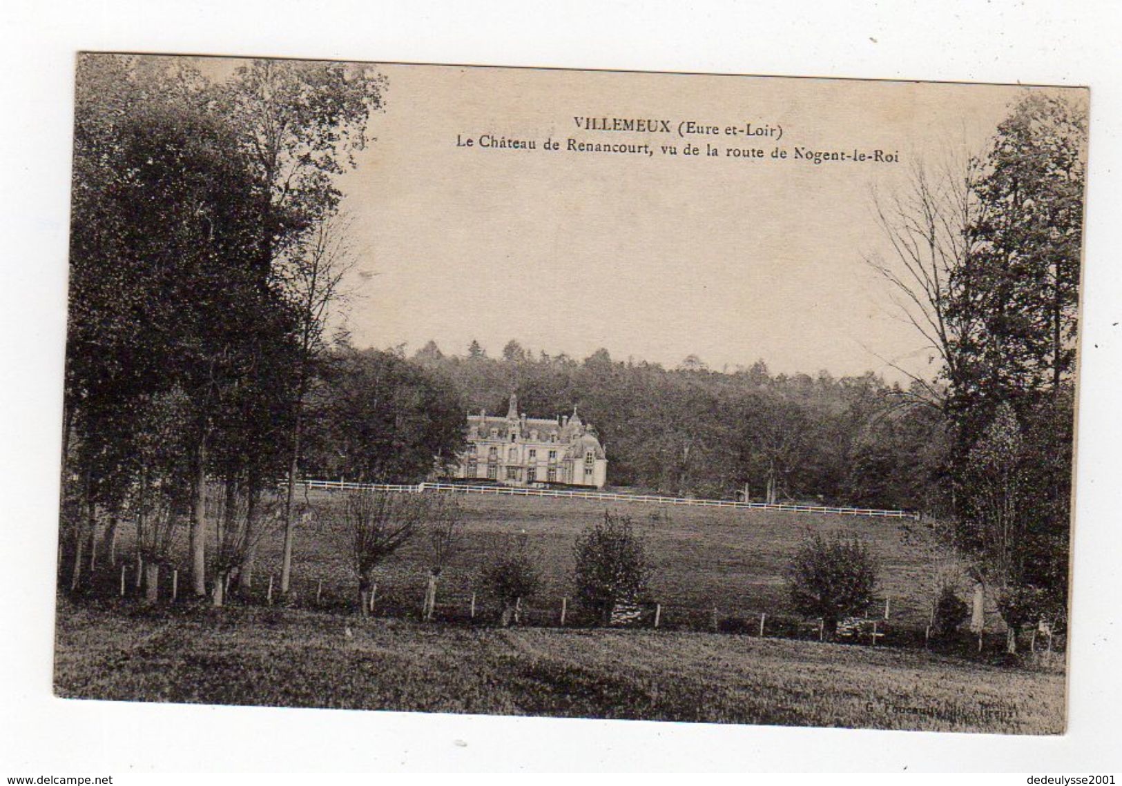 Oct17   2879872   Villemeux   Le Chateau De Renancourt - Villemeux-sur-Eure