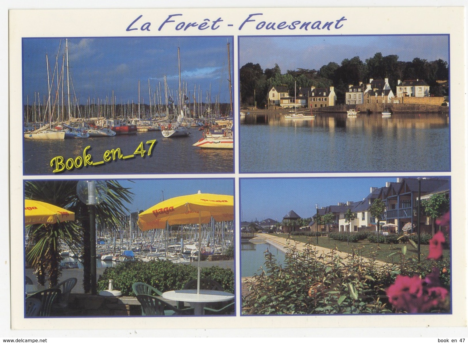 {63257} 29 Finistère La Forêt Fouesnant , Multivues ; Port De Plaisance Et Station Balnéaire ; Divers Aspects - La Forêt-Fouesnant