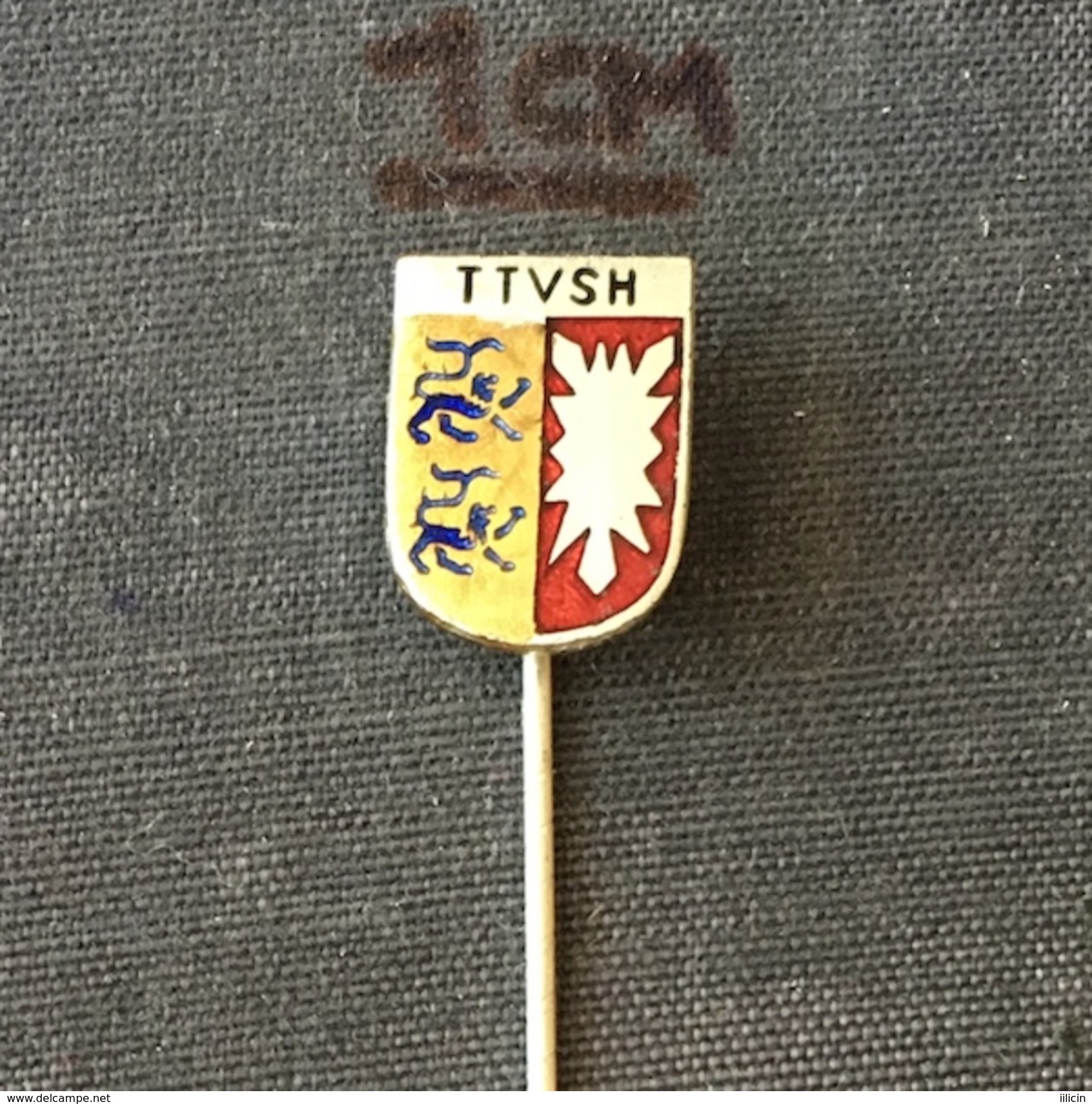 Badge (Pin) ZN005806 - Table Tennis (Ping Pong) Germany Schleswig-Holstein TTVSH - Table Tennis