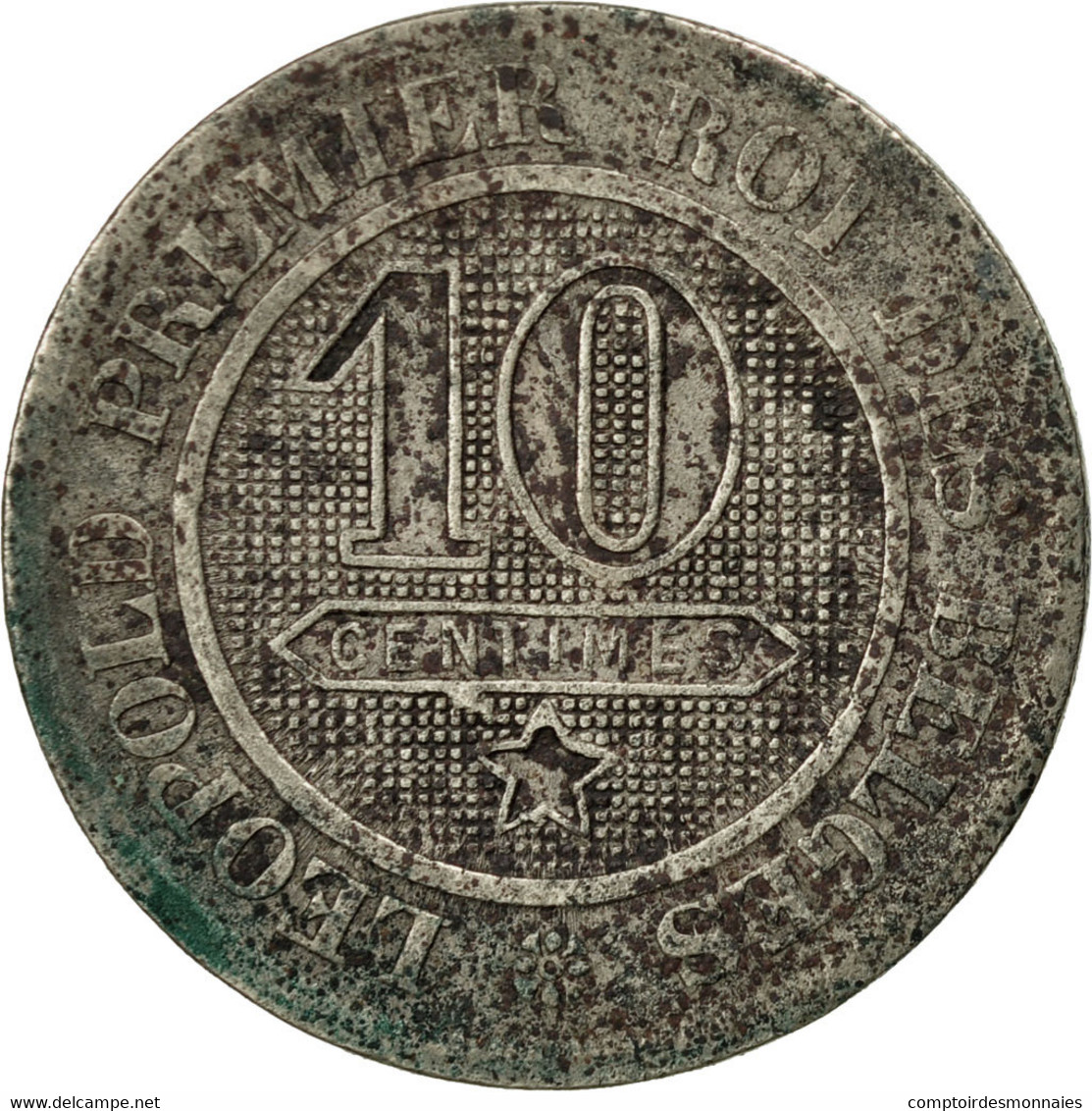 Monnaie, Belgique, Leopold I, 10 Centimes, 1863, TB, Copper-nickel, KM:22 - 10 Cents