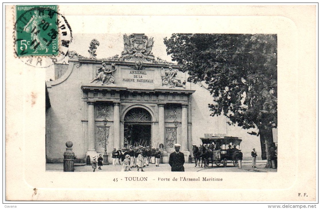 83 TOULON è Porte De L'arsenal Maritime - Toulon