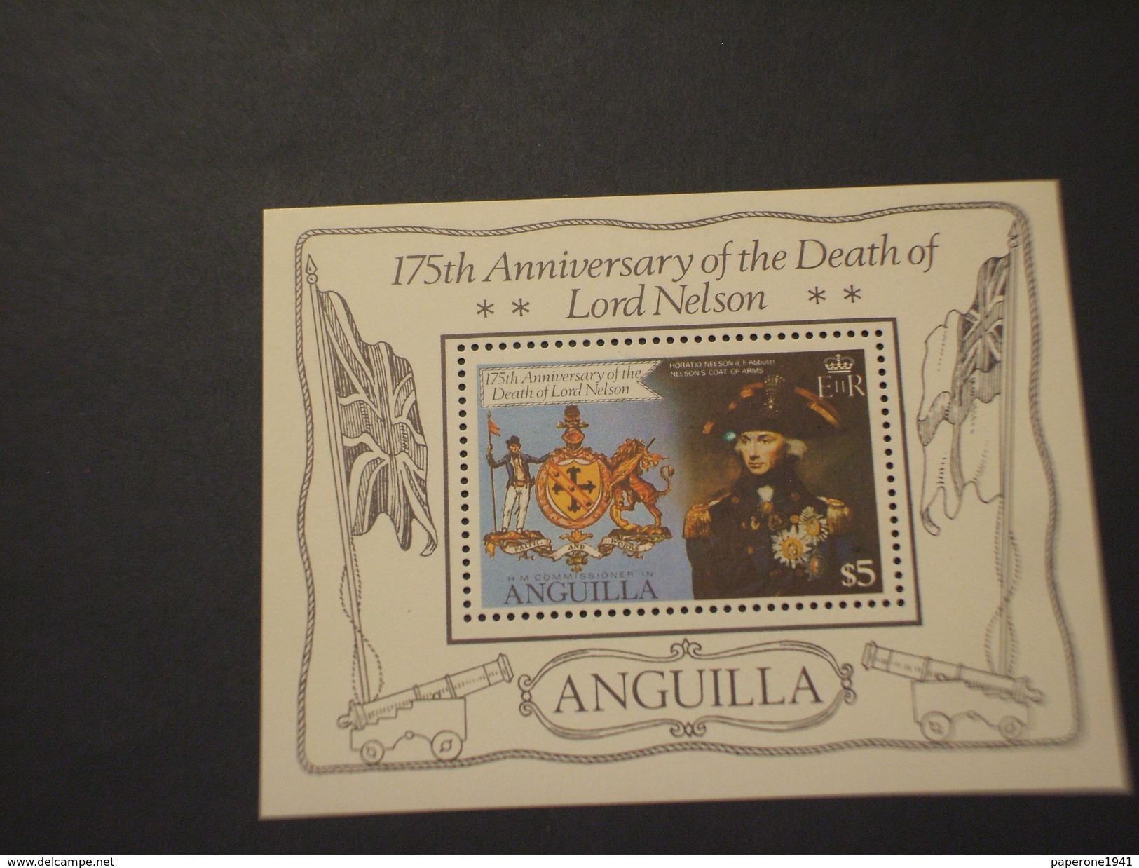 ANGUILLA - BF 1981 NELSON - NUOVI(++) - Anguilla (1968-...)