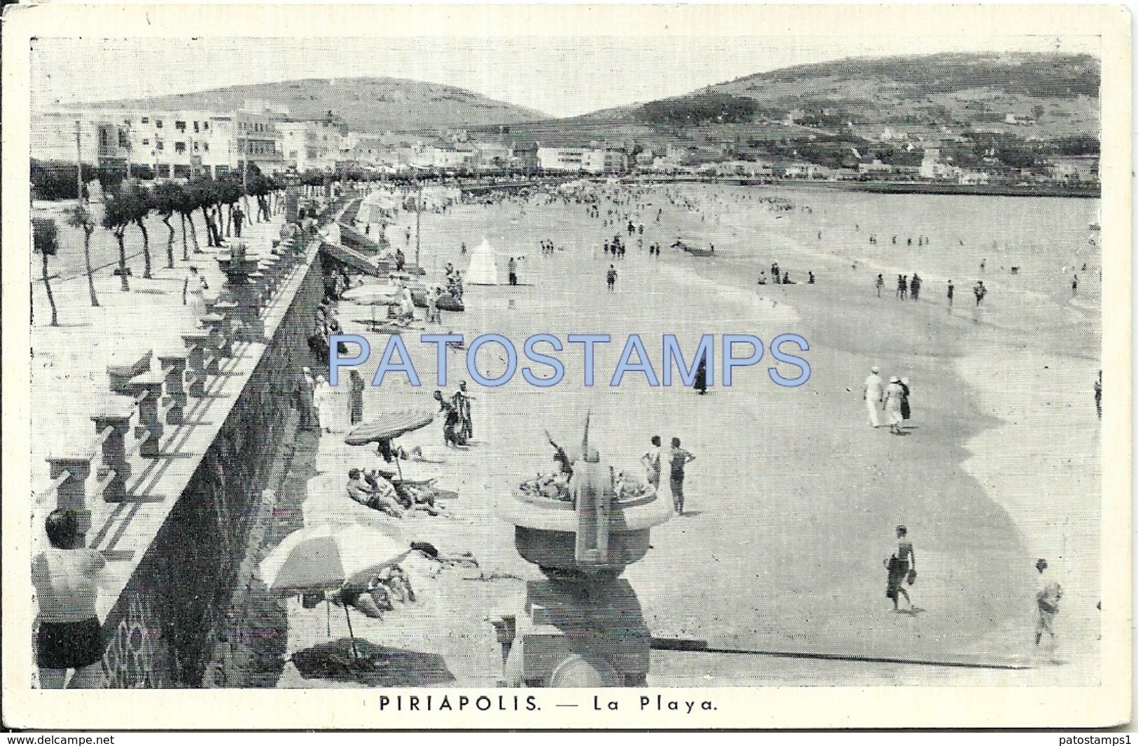 79936 URUGUAY PIRIAPOLIS DTO MALDONADO LA PLAYA BEACH POSTAL POSTCARD - Uruguay