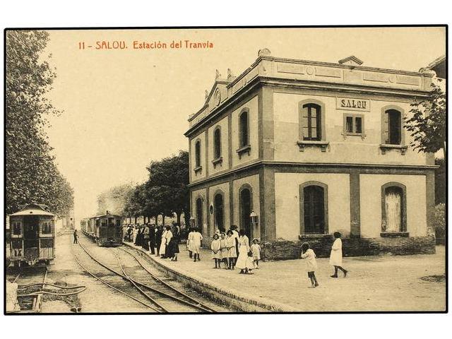 3248 ESPAÑA. TARRAGONA. SALOU. REUS. Estación Del Tranvía. - Otros & Sin Clasificación