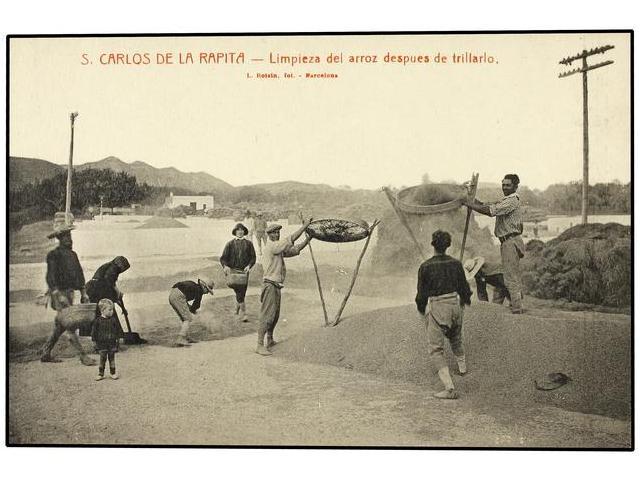 3249 ESPAÑA. TARRAGONA. S. CARLOS DE LA RAPITA. Limpieza Del Arroz. - Sonstige & Ohne Zuordnung