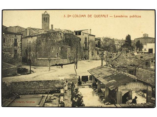 3251 TARJETAS POSTALES. <B>TARRAGONA. SANTA COLOMA DE QUERALT. </B>Lavaderos Publicos. - Otros & Sin Clasificación