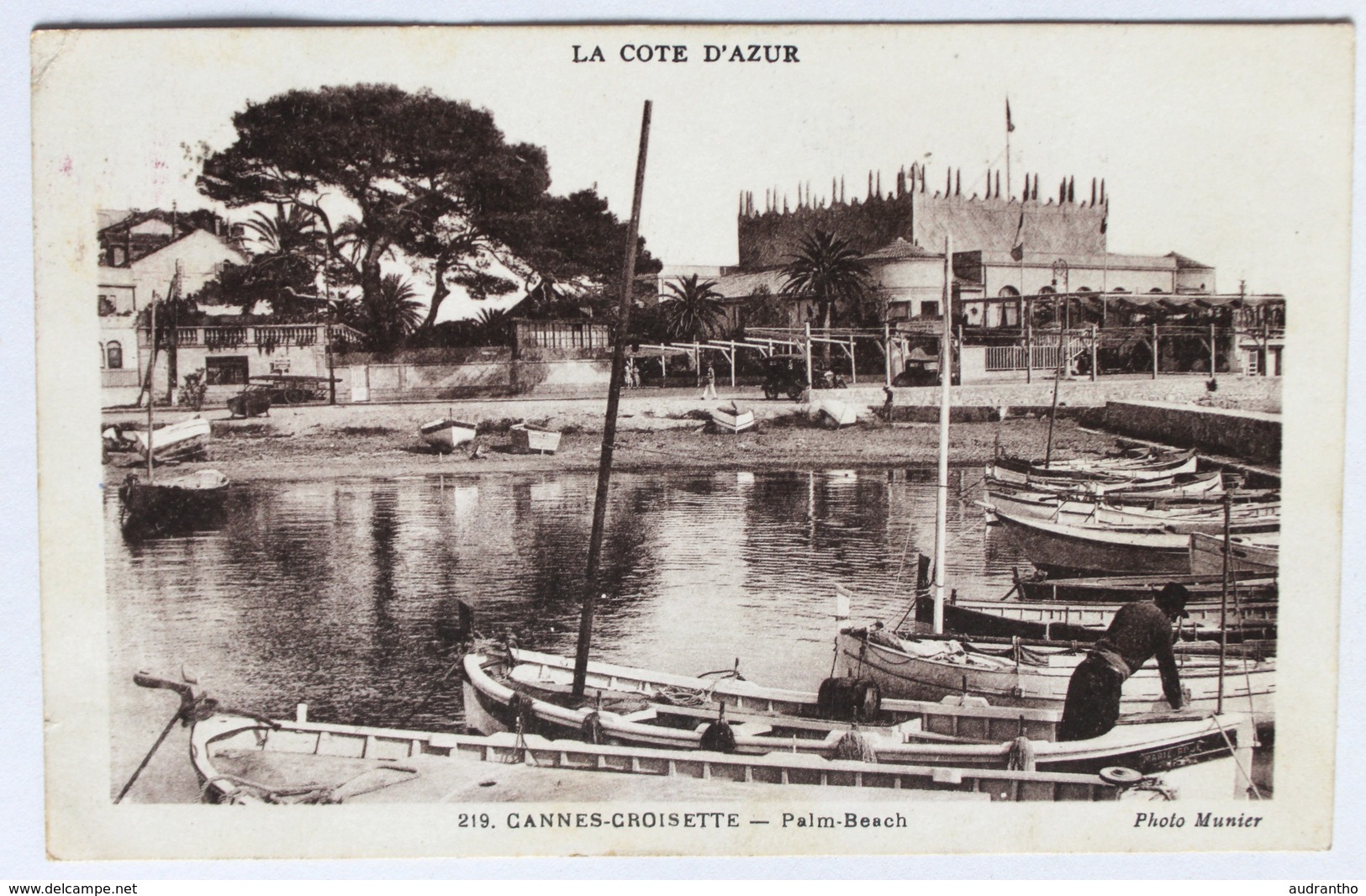 CPA 06 Cannes Croisette Palm Beach 1937 - Cannes