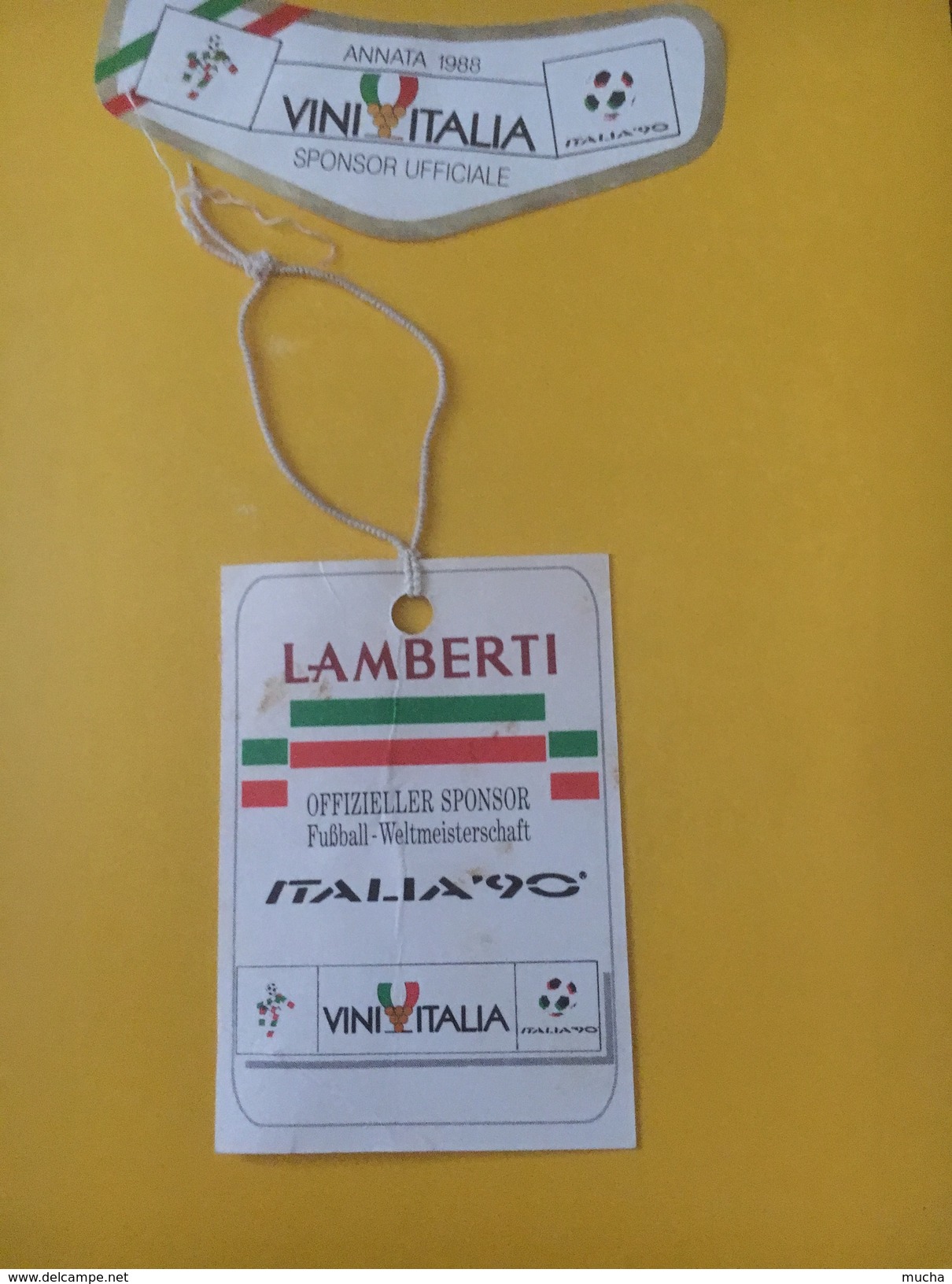 5445 - Lamberti  1989 Sponsor Officiel Italia 90 - Fussball