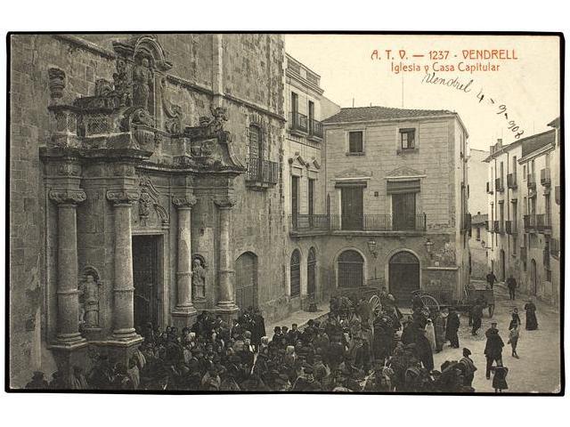 3288 ESPAÑA. <B>TARRAGONA. VENDRELL</B>. Iglesia Y Cara Capitular. A.T.V. 1237. - Sonstige & Ohne Zuordnung