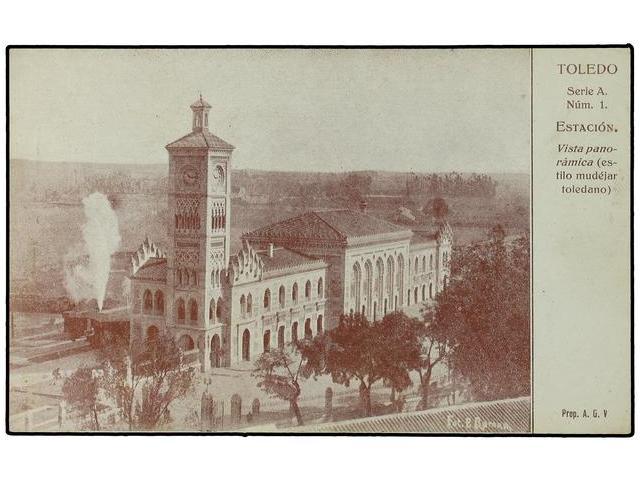 3309 ESPAÑA. TOLEDO. TOLEDO. FERROCARRILES. Estación (vista Panorámica) (B/C). - Sonstige & Ohne Zuordnung