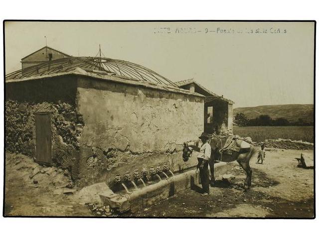 3331 ESPAÑA. VALENCIA. SIETE AGUAS. Fuente De Los Siete Caños (FOTO.) (B/C). - Sonstige & Ohne Zuordnung