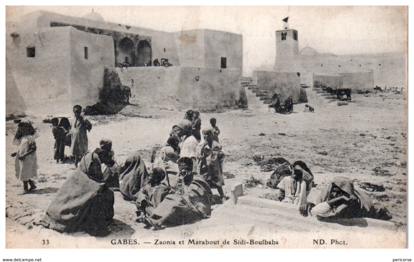 Tunisie   Gabes  Zaonia Et Marabout De Sidi Boulbaba - Tunisie