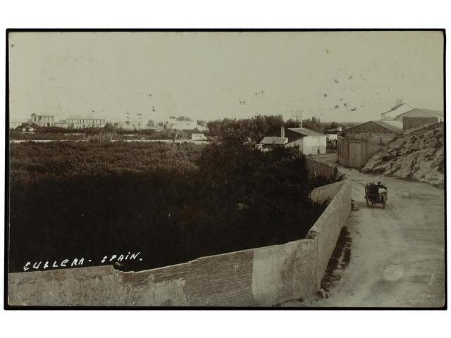 3356 ESPAÑA. VALENCIA. CULLERA. Entrada Al Pueblo (FOTO.) (B/C). - Sonstige & Ohne Zuordnung