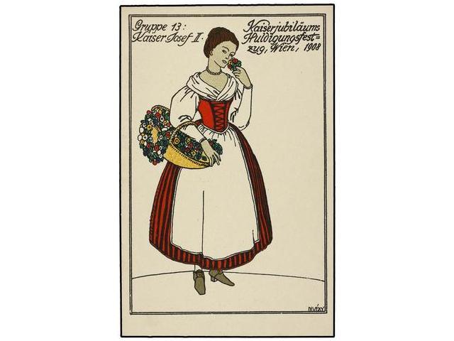 3412 TARJETAS POSTALES. <B>J. DIVEKY. WIENER WERKSTATTE </B>nº 183. Perfecta. - Sonstige & Ohne Zuordnung