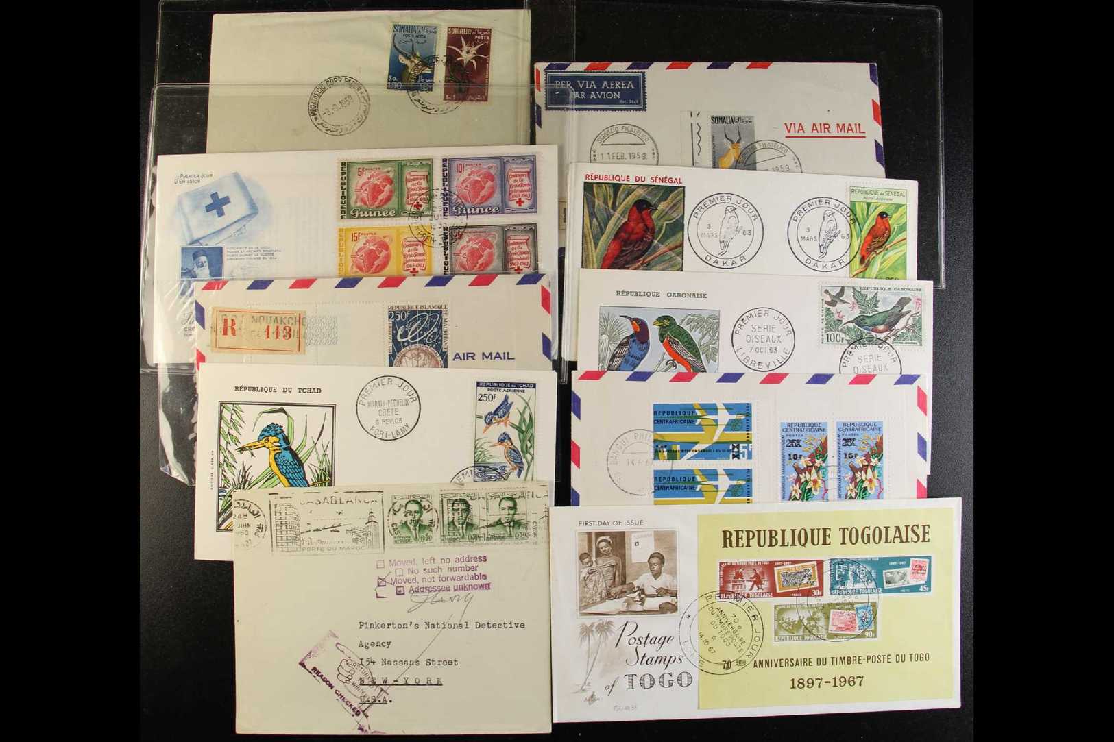 INDEPENDENT AFRICA COVERS  Chiefly 1950's And 1960's Philatelic And Commercial Covers From A Variety Of Countries Includ - Otros & Sin Clasificación