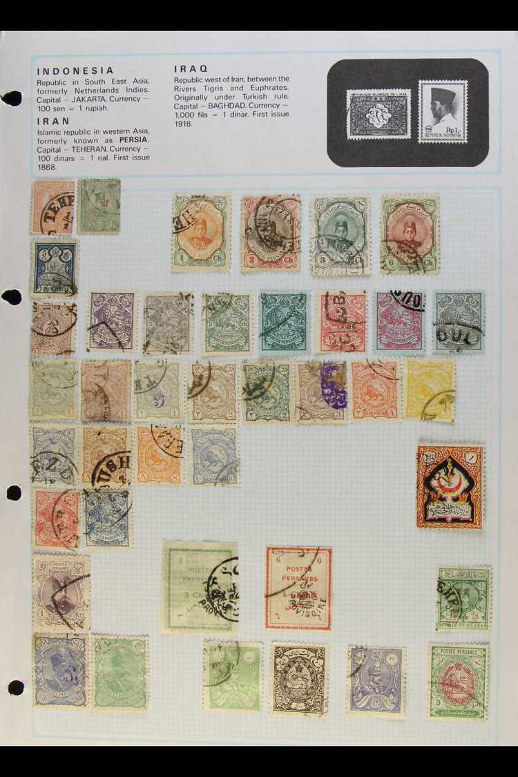 LARGE WORLD COLLECTION  On A Thick Pile Of Pages, Chiefly 20th Century Mint & Used Stamps With The Strength In 1950's-19 - Autres & Non Classés