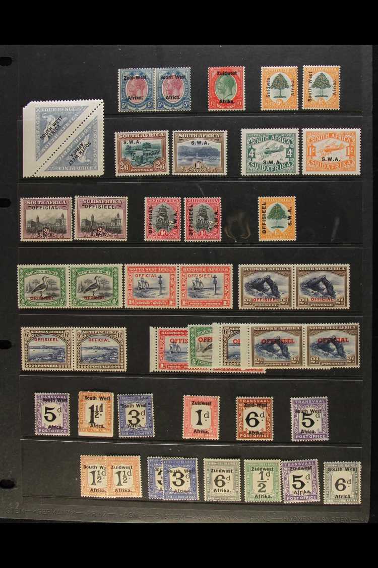 BRITISH AFRICA  1870's - 1980's INTERESTING MINT & USED COLLECTION / ACCUMULATION. Includes Bechuanaland 1961 Surchs Set - Autres & Non Classés