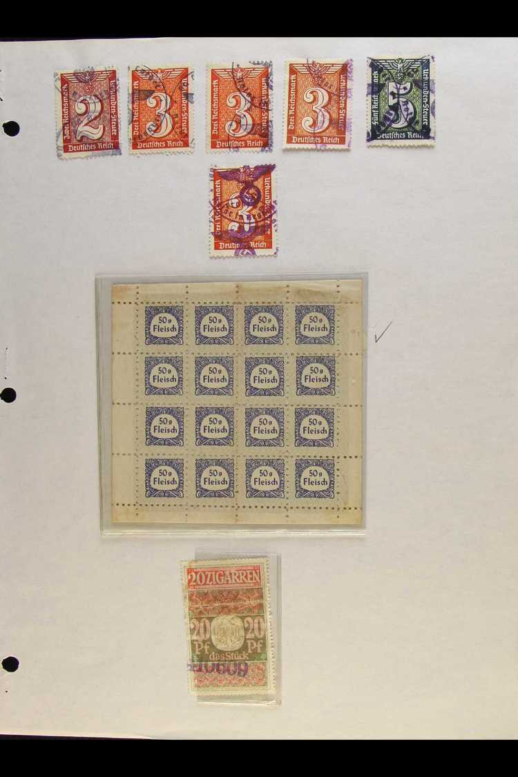 GERMAN REVENUE STAMPS  Huge Collection/accumulation On Leaves And Stockleaves. States With Very Extensive PRUSSIA  - Goo - Otros & Sin Clasificación