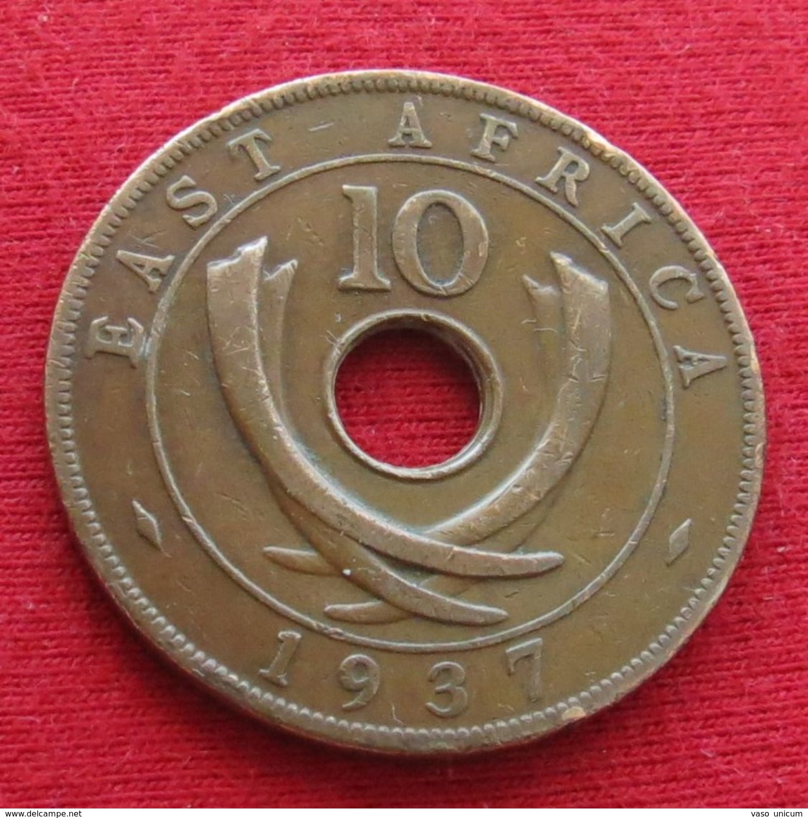 Africa East 10 Cents 1937 KN Afrika Afrique - Autres – Afrique