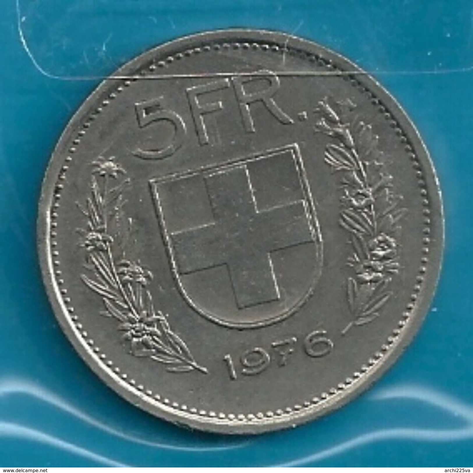 SVIZZERA 1976 - Tell / Edelweiss - 5 Fr / CHF - BB / SPL  - Confezione In Bustina - Otros & Sin Clasificación