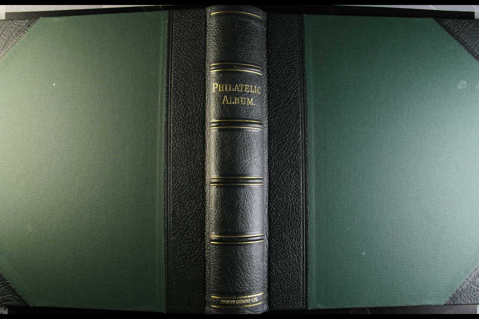 PHILATELIC ALBUM  Stanley Gibbons Philatelic Album In Slipcase, Superb Condition With Part Packet Of 11 Unused Pages, Cu - Autres & Non Classés