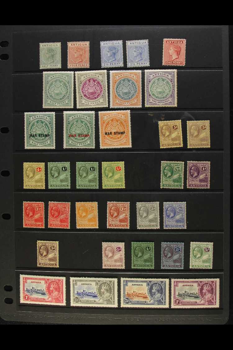 1882-1935 OLD TIME MINT SELECTION  Presented On A Stock Page. Includes QV Range To 4d, 1903-17 "Seal" To 2s, KGV Definit - Autres & Non Classés