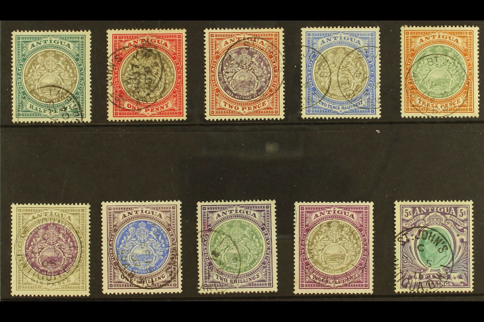 1903-07  CC Watermark Set, SG 31/40, Fine Cds Used (10 Stamps) For More Images, Please Visit Http://www.sandafayre.com/i - Autres & Non Classés