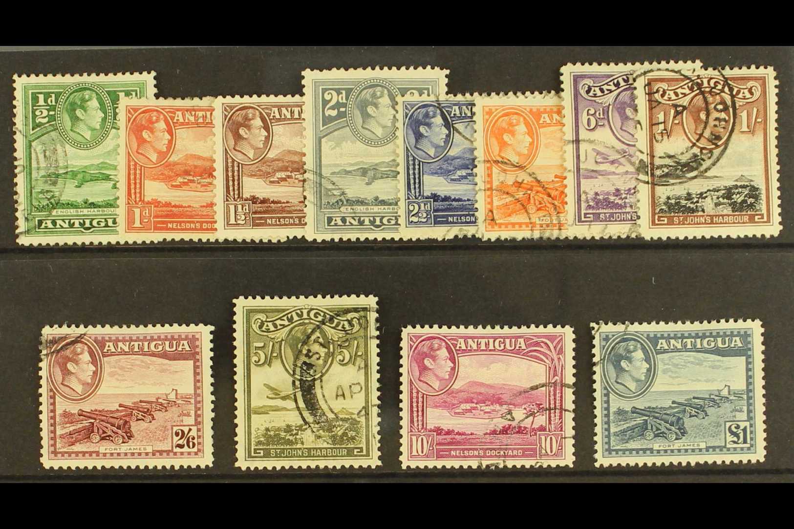 1938-51  Complete Definitive Set, SG 98/109, Very Fine Used. (12 Stamps) For More Images, Please Visit Http://www.sandaf - Autres & Non Classés