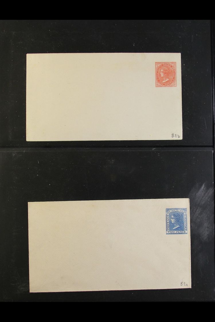 NEW SOUTH WALES  POSTAL STATIONERY 1870-1897 Fine Unused All Different Collection Of ENVELOPES, Strongly Represented Thr - Sonstige & Ohne Zuordnung
