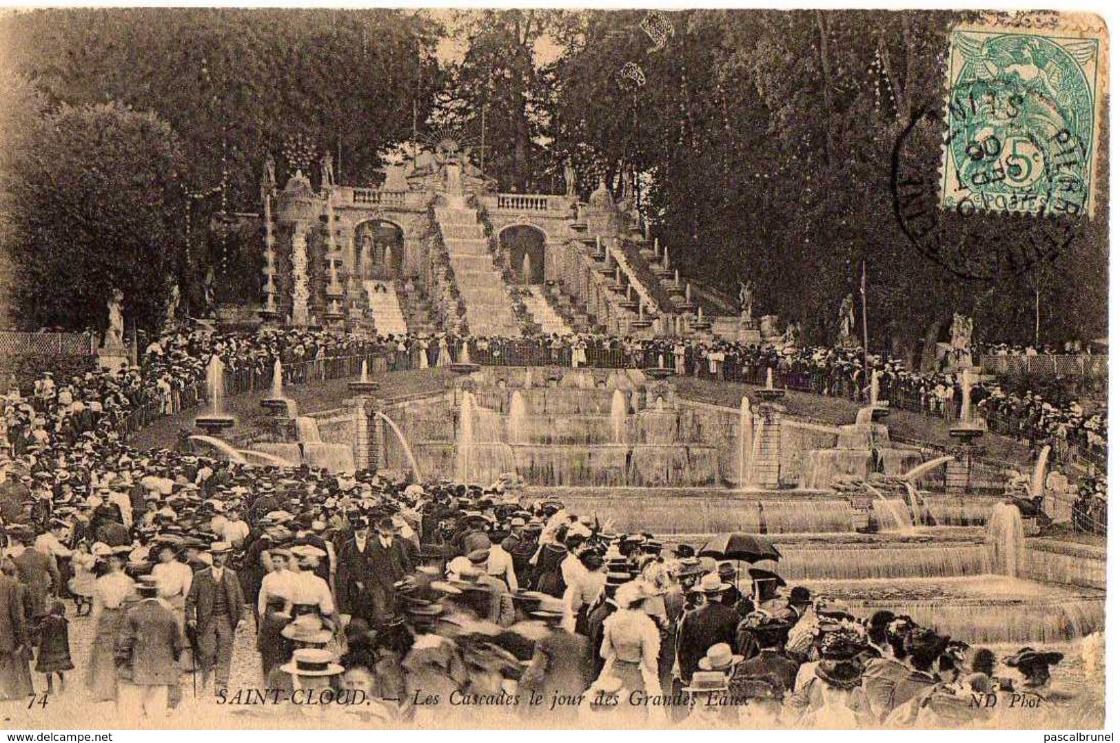 SAINT CLOUD - LE PARC - LES CASCADES LE JOUR DES GRANDES EAUX - Saint Cloud