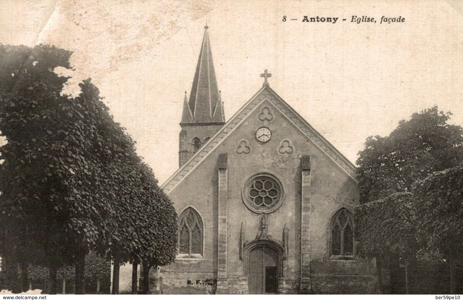 92 ANTONY EGLISE FACADE - Antony