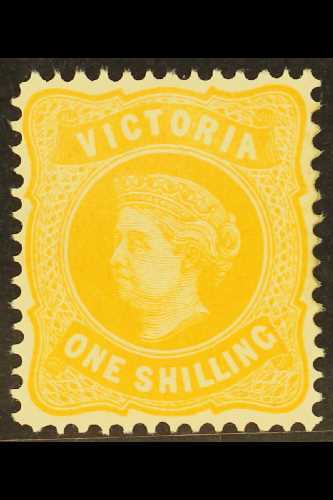 VICTORIA  1901 1s Yellow Re-issue, SG 381, Fine Mint, Very Fresh. For More Images, Please Visit Http://www.sandafayre.co - Otros & Sin Clasificación