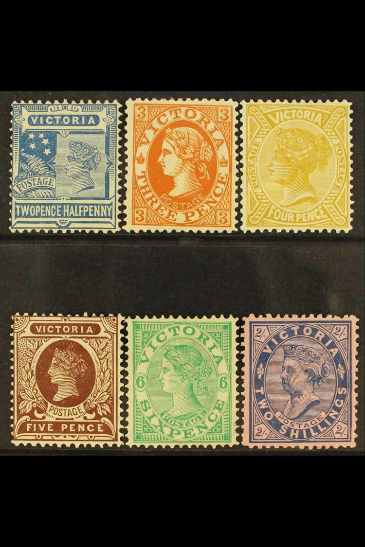 VICTORIA  1901-10 All Different Mint Group, With 2½d, 3d, 4d, 5d, 6d, And 2s, SG 388, 389, 390, 391, 392, And 395, Tiny  - Otros & Sin Clasificación