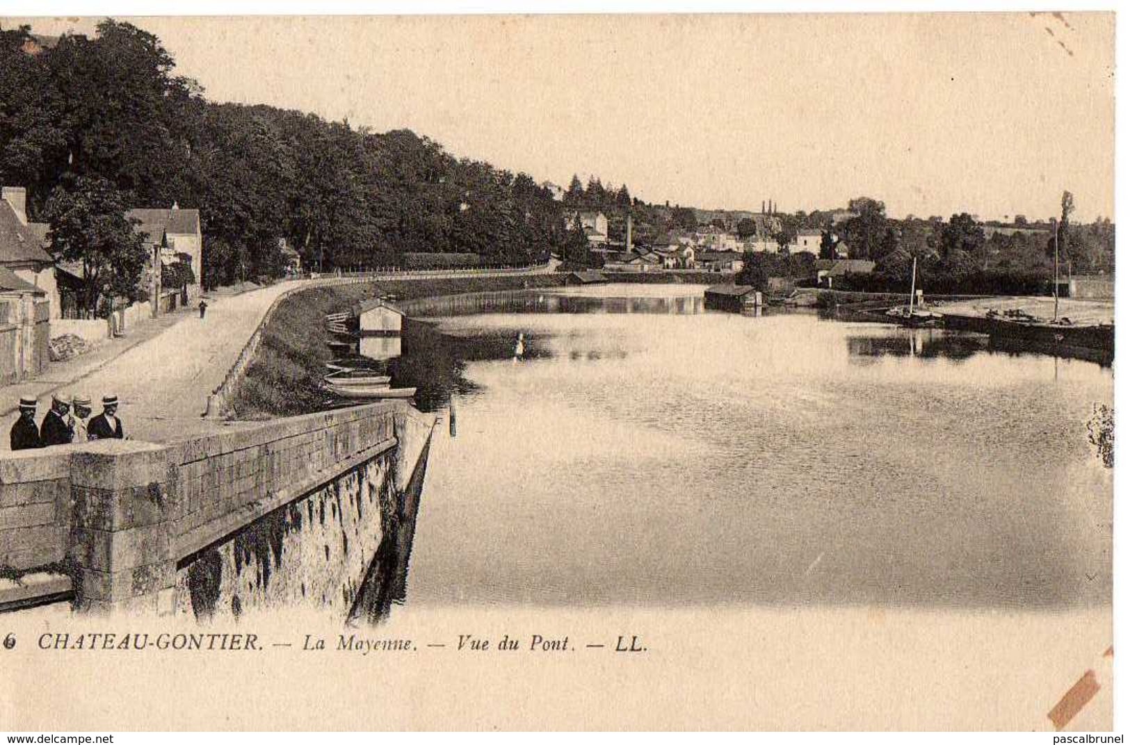 CHÂTEAU GONTIER - LA MAYENNE - VUE DU PONT - Chateau Gontier