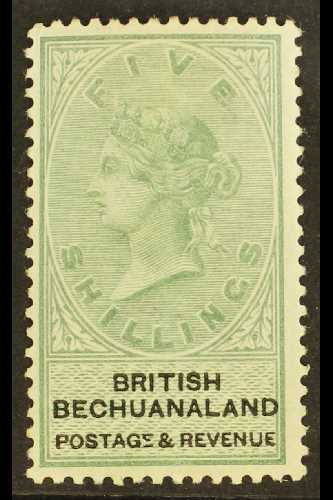 1888  5s Green & Black, SG 18, Superb Mint. For More Images, Please Visit Http://www.sandafayre.com/itemdetails.aspx?s=6 - Otros & Sin Clasificación