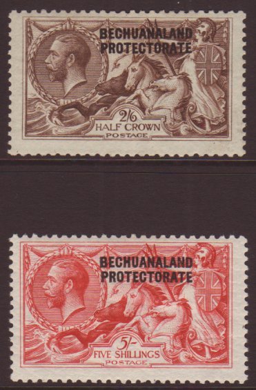 1920-23  2s6d & 5s B.W. Seahorse Set, SG 88/89, Very Fine Mint (2 Stamps) For More Images, Please Visit Http://www.sanda - Otros & Sin Clasificación