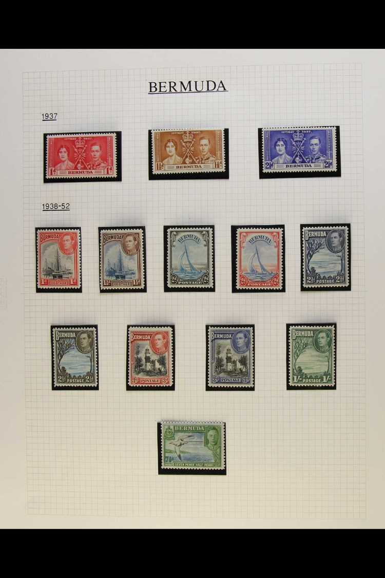 1937-52 KGVI MINT COLLECTION, CAT £540+  Includes 1938-52 With All Values To The Large Key Plates Which Include The 2s ( - Bermudes