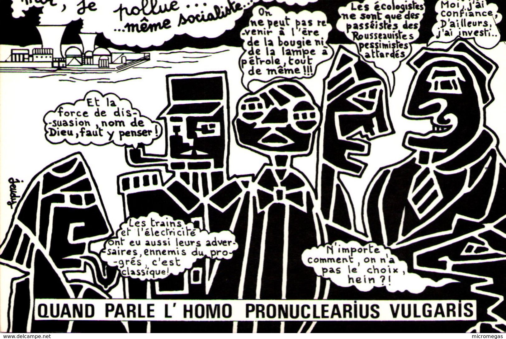 Illustrateur JEUDY - Quand Parle L'homo Pronuclearius Vulgaris - Jeudy