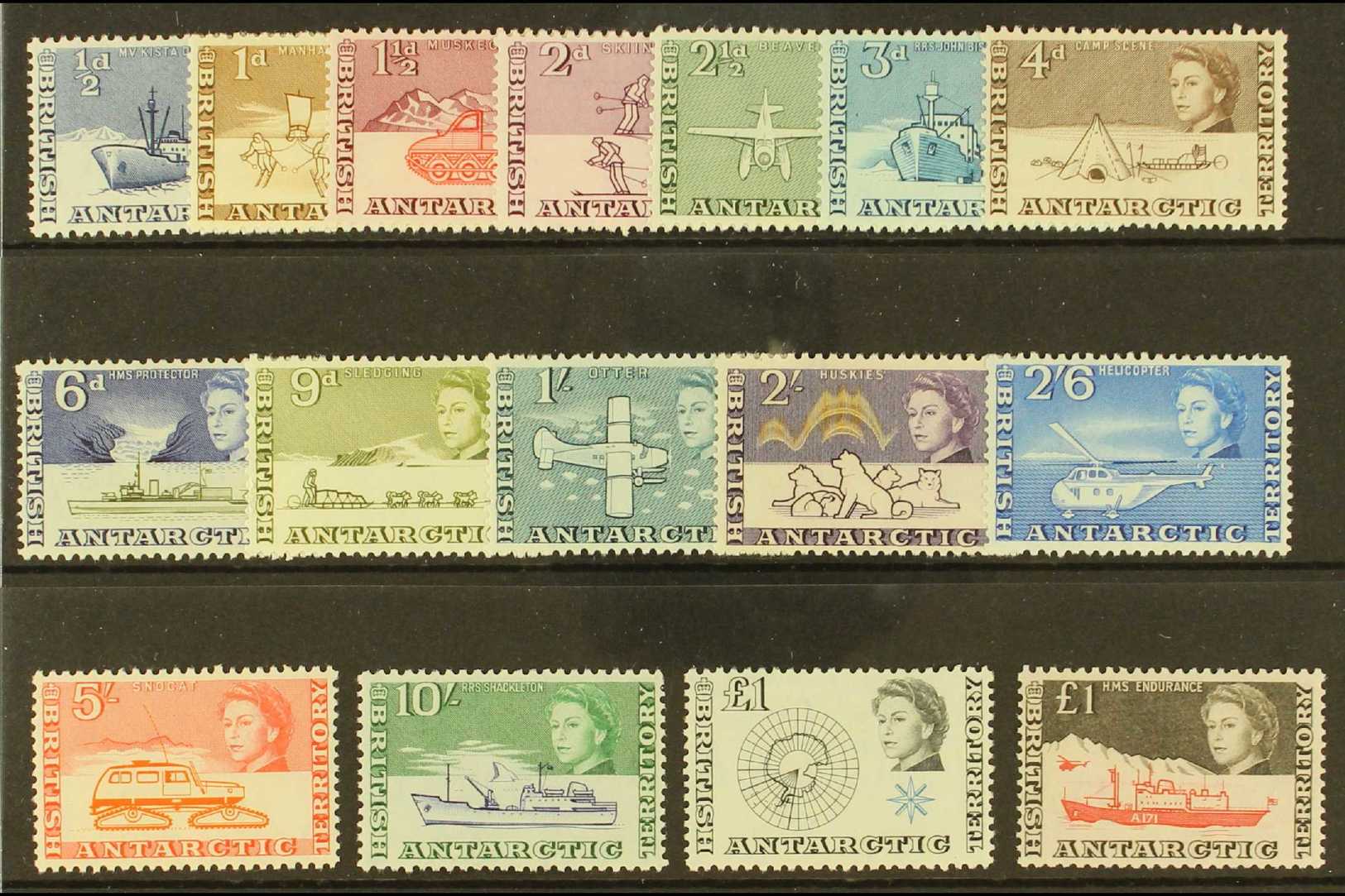 1963  Pictorial Complete Set, SG 1/15a, Very Fine Mint (16 Stamps) For More Images, Please Visit Http://www.sandafayre.c - Autres & Non Classés