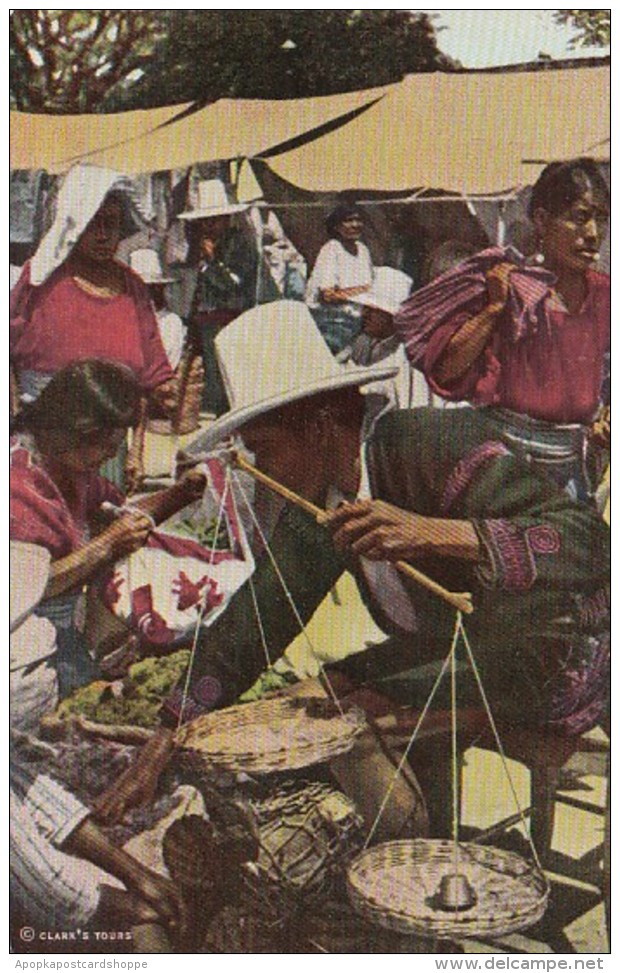 Guatemala Chichicastenango Typical Market Scene - Guatemala