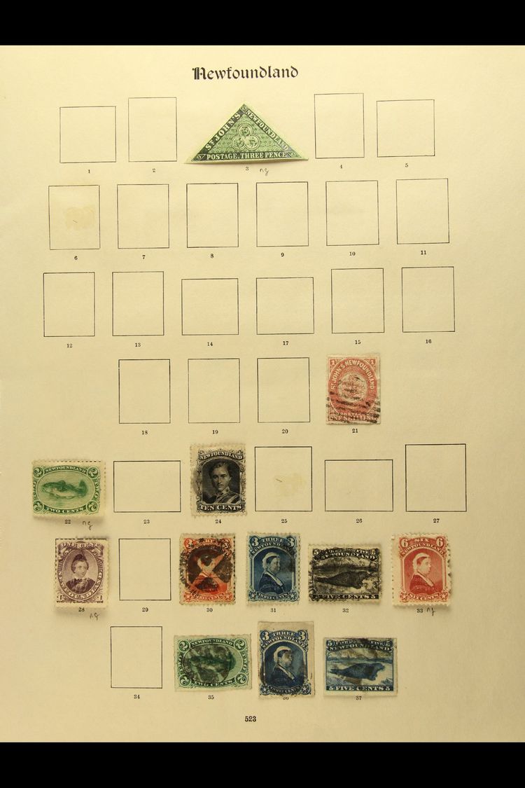 1860-1935 ALL DIFFERENT COLLECTION  On Printed Leaves, Mint (a Few Earlier No Gum) And Used, The 20th Century Mostly Min - Otros & Sin Clasificación