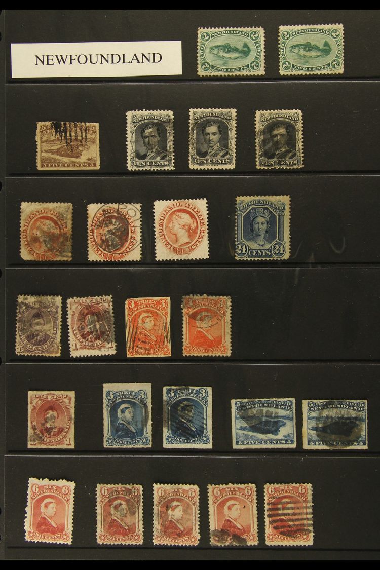 1865-1947 RANGE ON STOCKLEAVES  Mint (a Few Earlier Unused) And Used, Some Mixed Condition And Duplication But Much Is F - Otros & Sin Clasificación