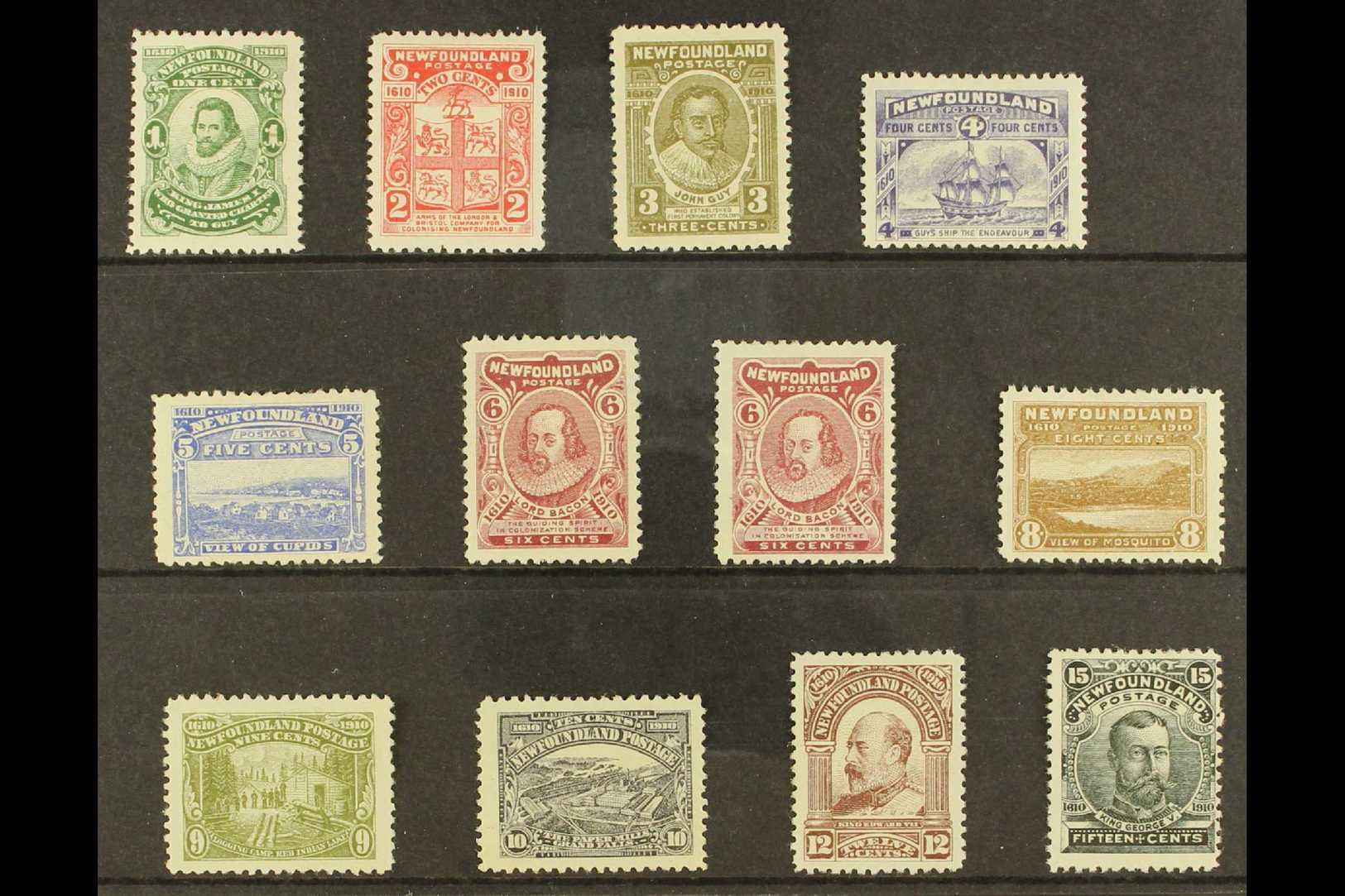 1910  Litho Definitive Set, SG 95/105, Inc Both 6c Types, Fine Mint (12 Stamps) For More Images, Please Visit Http://www - Autres & Non Classés