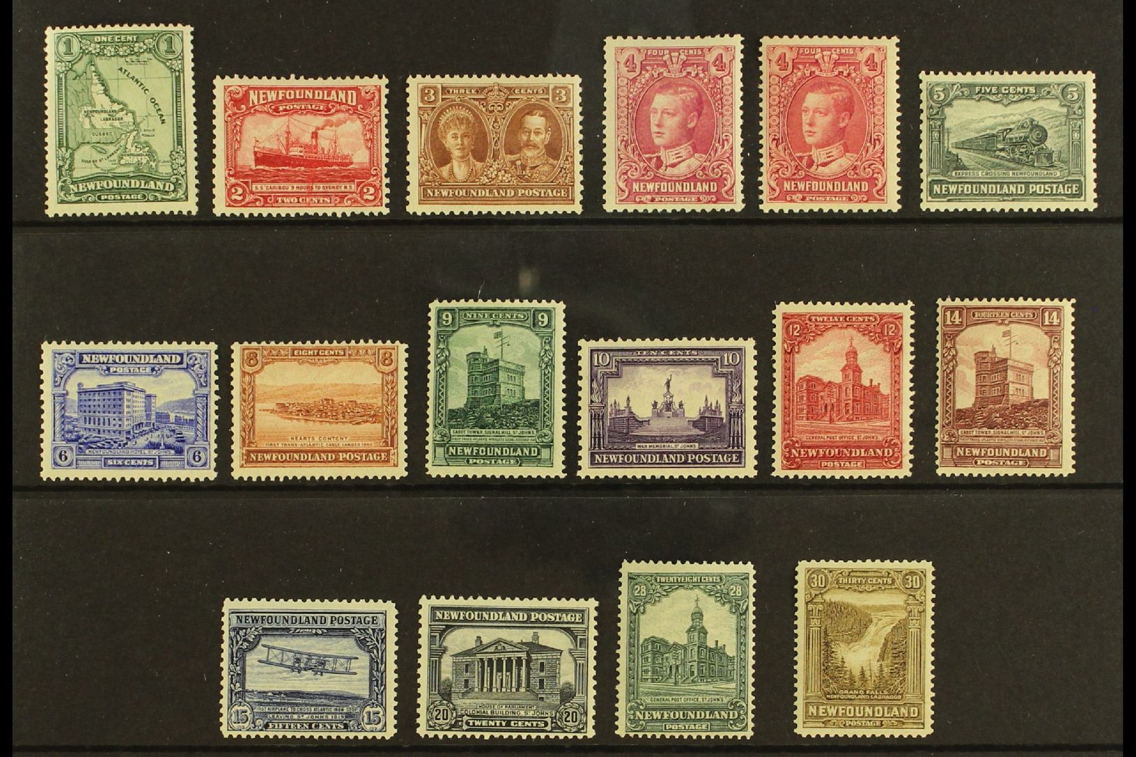 1928-29  Publicity Issue De La Rue Printing Complete Set Inc Both 4c Listed Shades, SG 164/78 & 167a, Very Fine Mint, Ve - Other & Unclassified