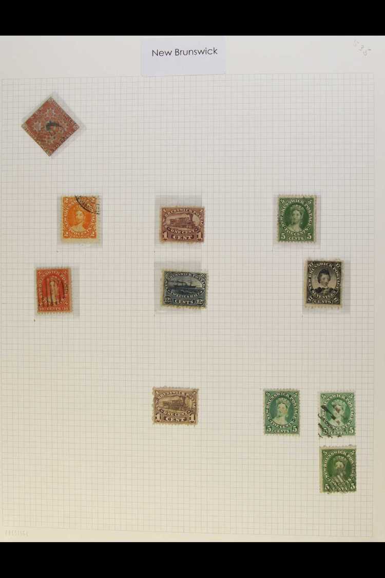 CANADIAN PROVINCES  Small Mint And Used Collection With Many Better Stamps Including British Columbia 2½d Deep Reddish R - Otros & Sin Clasificación