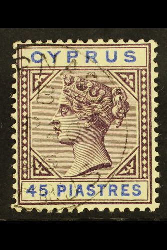 1894-96  45pi Grey-purple And Blue, SG 49, Very Fine Used. For More Images, Please Visit Http://www.sandafayre.com/itemd - Autres & Non Classés